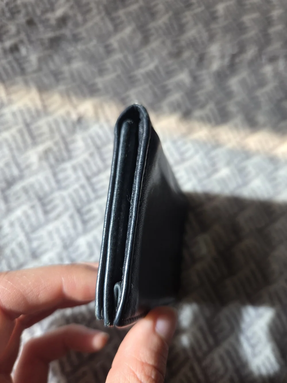 Bosca Black Leather Card & Key Holder